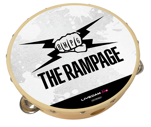 THE RAMPAGEオリジナルタンバリンイメージ図